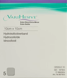 Varihesive Hydrokolloidverband Verband 10x10cm extra dünn