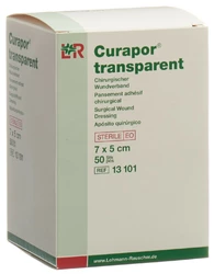 Curapor pansement adhésif 7x5cm transparent