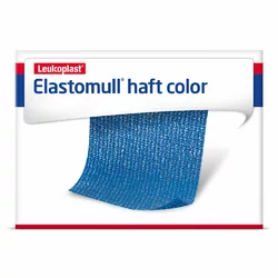 Elastomull haft color hospital 6cmx20m gedehnt blau
