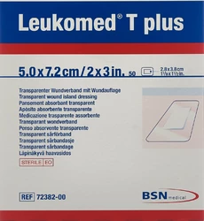 Leukomed T plus transparenter Wundverband 7.2x5cm mit Wundauflage