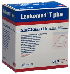 Leukomed T plus transparenter Wundverband 7.2x5cm mit Wundauflage