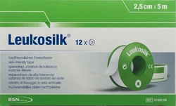 Leukosilk hautfreundliches Fixierpflaster 5mx2.5cm