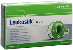 Leukosilk hautfreundliches Fixierpflaster 5mx2.5cm