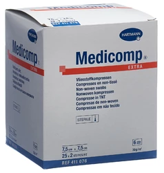 Medicomp Extra 6 fach S30 7.5x7.5cm steril