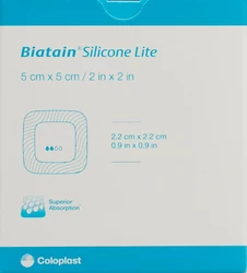 Biatain Silicone Lite Schaumverband 5x5cm