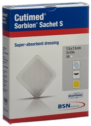 Cutimed Sorbion Sachet S 7.5x7.5cm