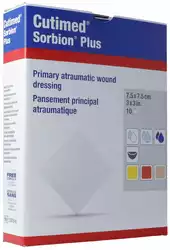 Cutimed Sorbion Plus 7.5x7.5cm