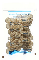 Dr. Junghans Fingerlinge Latex gerollt Grösse 2 puderfrei und unsteril