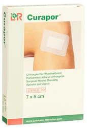 Curapor Chirurgisch Wundverband 7x5cm steril
