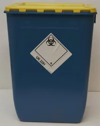 REMONDIS Medizinischer Einwegbehälter 50l blau UN geprüft