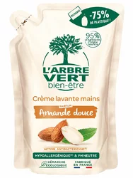 L'ARBRE VERT Öko Refill Handseife mit Bio Süssmandel französisch
