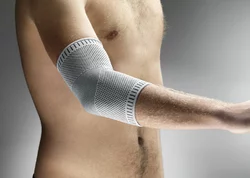 OMNIMED Move Ellbogen-Bandage S weiss-grau