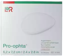 Pro-ophta Augenkissen 6.2x7.2cm steril