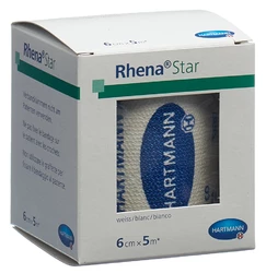 Rhena Star Elastische Binden 6cmx5m weiss