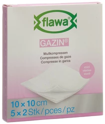 flawa Gazin Mullkompressen 10x10cm steril