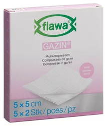 flawa Gazin Mullkompressen 5x5cm steril