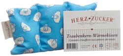 HERZ ZUCKER Traubenkernkissen 18x10cm Baby Schaf