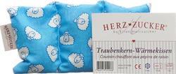 HERZZUCKER Traubenkernkissen 18x10cm Baby Schaf