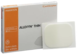 ALLEVYN THIN Wundverband 5x6cm
