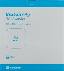 Biatain Ag Non-Adhesive 10x10cm