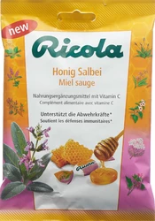 Ricola Kräuterbonbons Honig Salbei mit Zucker
