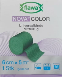 flawa Nova Color Idealbinde 6cmx5m grün