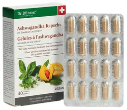 Dr. Dünner PhytoWorld Ashwagandha Energie + Nerven Kapsel