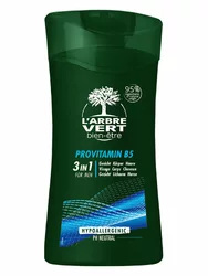 L'ARBRE VERT Öko Duschcreme Mann 3-in-1 deutsch/französisch