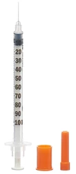 Pic seringue insuline 1 ml luer aiguille