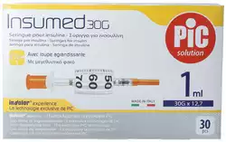 Pic Spritze Insulin 1 ml Luer Nadel