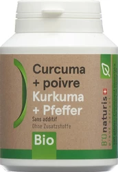BIOnaturis Kurkuma + Pfeffer Kapsel 260 mg Bio