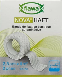 flawa Nova Haft bande de gaze cohésive 2.5cmx4m