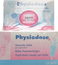 Physiodose physiologisches Serum TRIO PACK + Nasenreiniger gratis