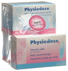 Physiodose physiologisches Serum TRIO PACK + Nasenreiniger gratis