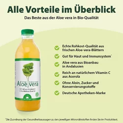 Dr. Jacob's Aloe-vera-Gel-Saft Bio Rohkost