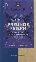 SONNENTOR Happiness is Freunde feiern Tee BIO