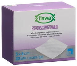 flawa Solvaline N Kompresse 5x5cm steril