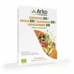 Arkofluide Ginseng-Maca-Guarana-Ingwer Trinkamp Bio