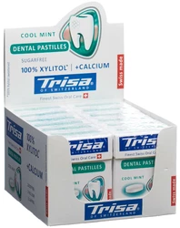 Trisa Dental Pastillen Fresh Mint Display 12 Stück