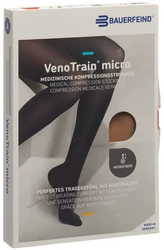 BAUERFEIND VenoTrain Micro KKL2 AD M normal/short offene Fussspitze caramel