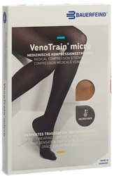 BAUERFEIND VenoTrain Micro KKL2 AD S plus/short offene Fussspitze caramel