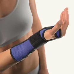 BORT Med Arm- und Handgelenkschiene XL -23cm links blau