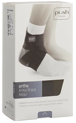 push ORTHO Aequi Fussgelenkbandage 31-34cm rechts grau