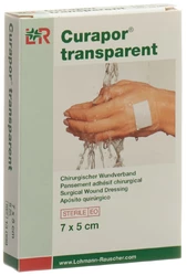 Curapor Wundverband 7x5cm transparent