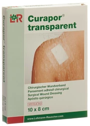 Curapor Wundverband 8x10cm transparent