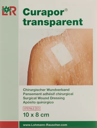 Curapor Wundverband 8x10cm transparent
