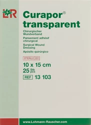 Curapor Wundverband 10x15cm transparent