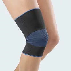 Bilasto Kniebandage L schwarz/blau