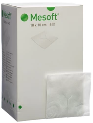 Mesoft Schlitzkompressen 10x10cm sterril
