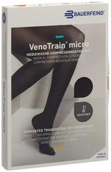 VenoTrain Micro MICRO A-D KKL2 XL plus/short offene Fussspitze schwarz